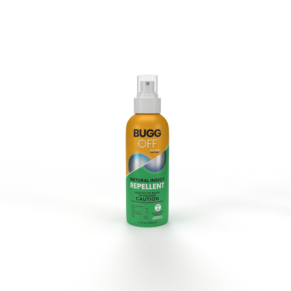 Repelente natural en aerosol contra mosquitos, jejenes y garrapatas, sin DEET, elaborado con aceites esenciales, dura hasta 4 horas. Original