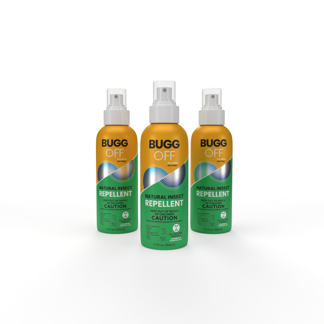 Repelente natural en aerosol contra mosquitos, jejenes y garrapatas, sin DEET, elaborado con aceites esenciales, dura hasta 4 horas. Original